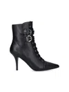 Pinko Pointed Toe Ankle Boots With High Stiletto Heel In Black
