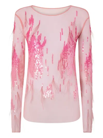 PINKO POKER SEQUINNED TOP