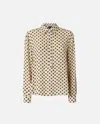 Pinko Saba Blouse In Beige/marron