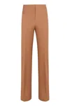 Pinko Pollo Flared Pants In Beige