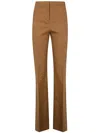 Pinko High-waisted Straight-leg Trousers In Viscose Blend