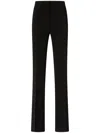 Pinko Flattering Tailored Trousers With Classic Waistband In Black