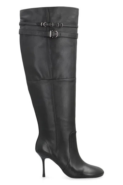 PINKO PINKO POLLY LEATHER BOOTS
