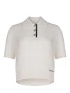 Pinko Pull Polo In Neutral