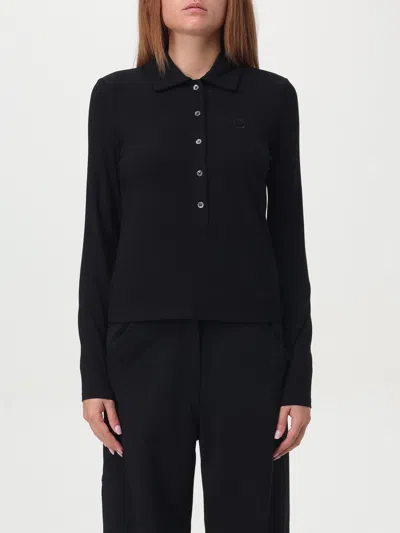 Pinko Polo Shirt  Woman Color Black In Schwarz