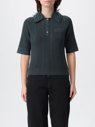 PINKO POLO SHIRT PINKO WOMAN COLOR GREEN,H29903012