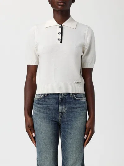 PINKO POLO SHIRT PINKO WOMAN COLOR WHITE,433757001