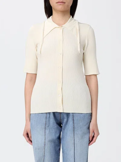 Pinko Polo Shirt  Woman Color Beige In Neutral