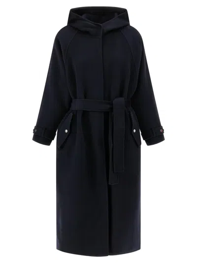 Pinko Polyamide Women's Coat In Blue