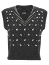 Pinko 'ponziane' Vest In Black