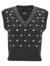 Pinko 'ponziane' Vest In Black