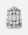 Pinko Denim Woman Shirt White Size 10 Cotton In Gray