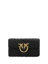 Pinko Love Bag One Wallet Chevron Wallets And Card Holders Black In Black