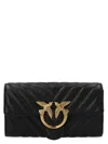 Pinko Love Bag One Wallet Chevron Wallets And Card Holders Black In Black