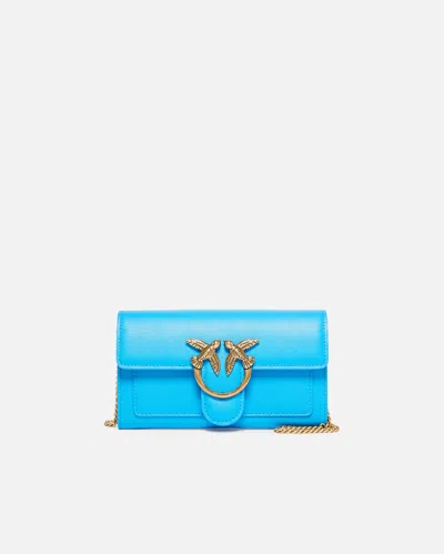 Pinko Portefeuille Love Bag One Wallet Simply In Blue