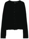 Pinko Potatura Cardigan In Black