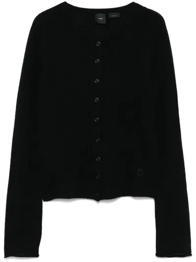 Pinko Potatura Cardigan In Black