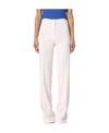 Pinko Pressed-crease Tailored Trousers In White