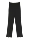 Pinko Pressed-crease Trousers In Black