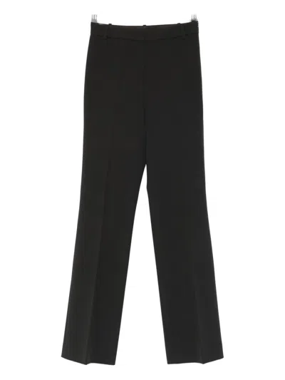 Pinko Pressed-crease Trousers In Black