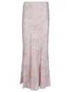 Pinko 'hokkano' Pink Long Skirt