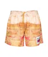 Pinko Printed Shorts In Nude