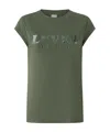 Pinko Printed T-shirt In Green