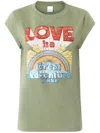 Pinko Short-sleeved T-shirt In Green
