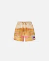 Pinko Printed Technical Shorts With Label