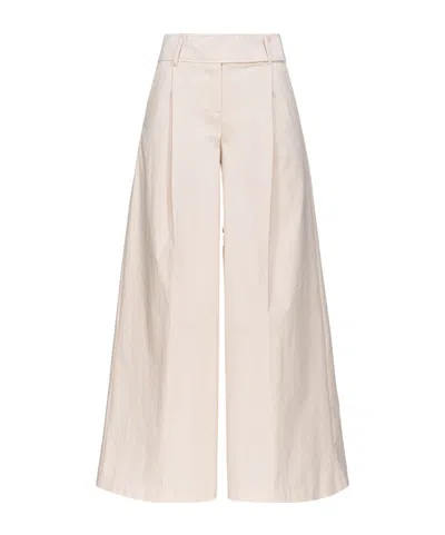 PINKO PINKO EXTRA-WIDE SATIN TROUSERS