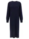 Pinko Crew-neck Contrast-trim Maxi Dress In Multi