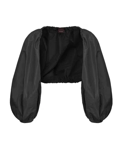 Pinko Puff-sleeves Cropped Jacket