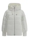 Pinko 'crusca' Down Jacket In White