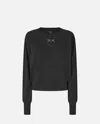 Pinko Sweater With Love Birds Logo In Black