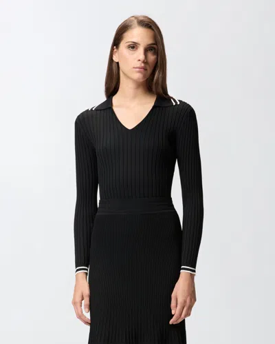 Pinko Maglia Stile Polo In Black