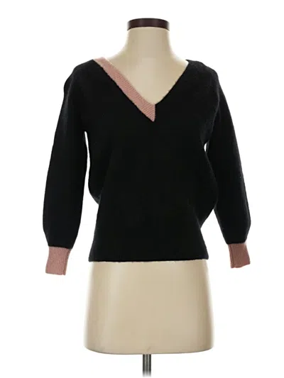 Pre-owned Pinko Pullover Sweater In Black