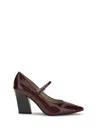 Pinko Patent Leather Pumps In Burgundy