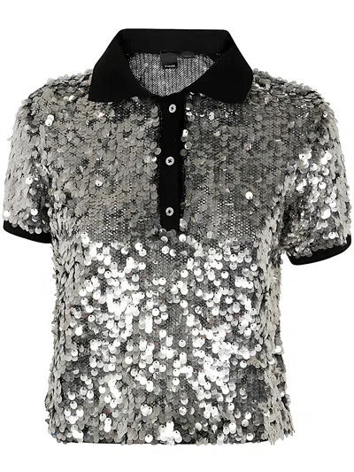 PINKO PUPAZZO POLO NET SEQUINS