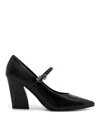 Pinko Viola 85 Mary-jane Patent Leather Pumps In Black