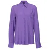 Pinko Purple Acetate Shirt