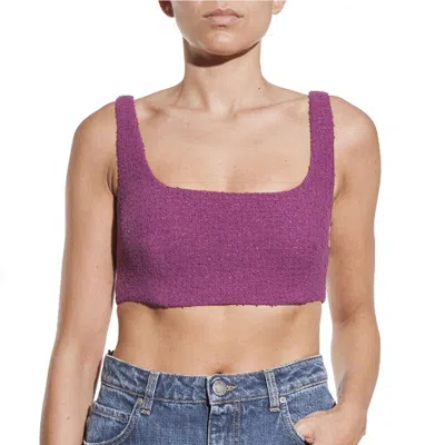 Pinko Cotton Tops & Women's T-shirt In Purple