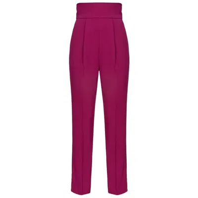 Pinko Purple Polyester Jeans & Trouser In Pink