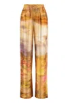 Pinko Pantalon Imprimé Ample Et Léger