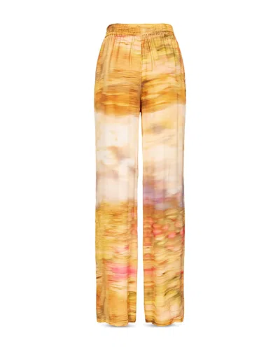 PINKO PURPLE RAIN SATIN PANTS
