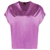 Pinko Purple Silk Sweater