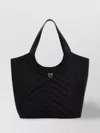 Pinko 'puzzle' Chevron Quilted Tote Bag