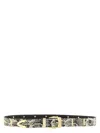 Pinko Python Belt Adjustable Length Snake Print Studs In Animal Print