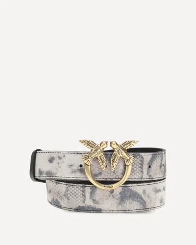 PINKO PYTHON PRINT BELT