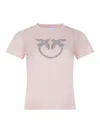 Pinko Quentin T-shirt Made Of Cotton. In Pink
