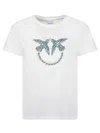 Pinko Embellished Love Birds T-shirt